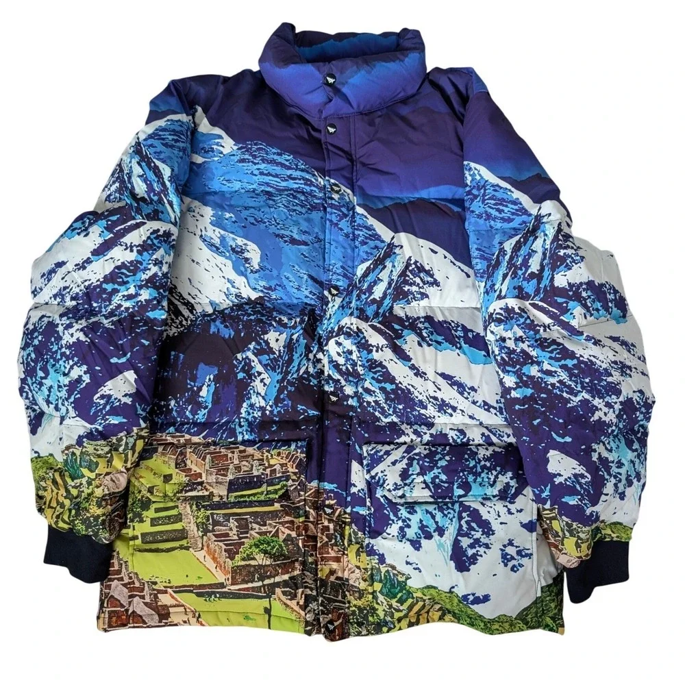 Paper Planes Puffer Coat Men‎ 2X Oversized Streetwear Skater